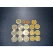 【懷舊老台幣】台灣早期舊硬幣 28枚組合包（含梅花伍角/蘭花伍角/梅花壹圓/蔣公像伍圓）大伍圓 大壹圓