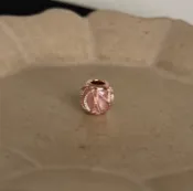 【HOTAI購】【PANDORA】潘朵拉 粉色玫瑰金纏繞串飾  (平行輸入)QIAN ZHU