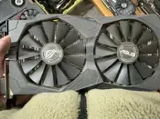 可開發票 華碩ROG STRIX RX580-2048SP-8G-GAMING顯卡，實物拍攝，成色還可以。8G顯存，雙風