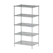(店+)【dayneeds 日需百備】荷重型 90x60x180公分電鍍（鎖管）五層架 鐵力士架/收納層架/展示架/層架/鐵架
