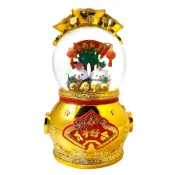 【有聲】水晶球帶路雞 / 訂婚用品 結婚用品 帶路雞 起家雞 婚禮用品 入厝 歸寧 水晶球 存錢筒 【B&B幸福雜貨】