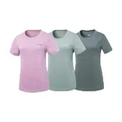 【Mountneer 山林】女透氣排汗抗UV上衣-S-2L-51P40(上衣/透氣排汗/圓領)