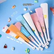 【好物推薦🔥已售6.6w】卡通折疊扇學生禮品ins禮品塑料扇兒童手持七折扇夏季隨身手搖小扇子社區禮物H2616F