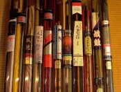 收藏品日本製秀峰富士鴨川波紋ST竹龍魚隱水波12尺9尺GAMA極硬戰鼓日鯽土鯽福壽戰鬥竿SHIMANO-DAIWA