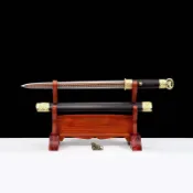 [龍泉劍莊]匠心刀劍寶劍環首唐劍短刀劍小劍冷兵器工藝品批發 未開刃