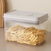 🔥台灣優選🔥密封罐 按壓式食品級塑料真空防潮零食儲存收納盒 五穀雜糧儲物罐子