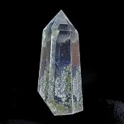 NO.23 倒金字塔 藍針 白水晶柱 共生金雲母 藍針 水晶柱 藍針柱