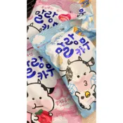 韓國零食🇰🇷Lotte樂天 牛牛棉花牛奶糖🍬牛奶🥛草莓🍓兩種口味