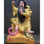 〔修緣佛像文物館〕1尺3玄天上帝 帝爺公 神明 神尊 神像 樟木雕刻