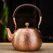 全球選品1館 生活百貨 銅壺燒水壺煮水壺紫銅圍爐煮茶銅茶壺純手工明火泡茶壺純銅大容量
