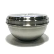 PERFECT極緻316不銹鋼雙層碗【附蓋可當菜層】台灣製造醫療級不鏽鋼隔熱碗 便當盒兒童碗