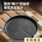 大促特惠🔥烤肉盤 韓式烤盤 鑄鐵烤盤 露營烤盤 燒烤盤 戶外麥飯石卡式爐烤肉盤燒烤盤鐵闆燒盤韓式專用電磁爐煎烤盤家用
