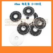 【祥昌電子】40mm 刻度片 數字刻度盤 電位器旋鈕刻度片 適用16MM/24MM可變電阻 (1入)