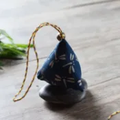 【日常聖殿】蜻蜓艾草香包 蜻蜓 艾草 藍色香包 端午節 手工香包 三角粽子香包 香袋 艾草 中草藥