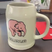陶瓷德國粉象超大啤酒杯扎啤杯水杯子促銷廣告杯茶杯定製標誌簡約House