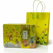 *貪吃熊* 台灣 PETER RABBIT 比得兔 厚燒蛋捲禮盒 禮盒 蛋捲禮盒 附提袋 送禮 中秋節