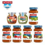 【Agnesi 雅帆】 義大利番茄麵醬 400g (羅勒/橄欖/鮮蔬/辣味/蒜香青醬/拿波里蕃茄) ｜廣紘直營