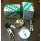 三鼎 K589 輔助鎖(卡巴鑰匙 台灣製造，金色款)