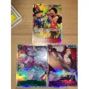 『小時候』航海王 日文 OPCG OP-13  SR 美音 魯夫 艾斯 薩波 雷利 [三兄弟] 