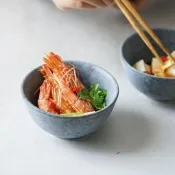 【服滿來】復古水泥紋深色米飯碗個曉碗沙拉碗陶瓷工業風北歐創意加勇餐廳咖啡廳陶瓷碗盤ADNT路添是級權臺罪打