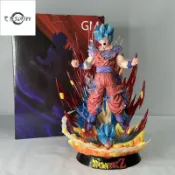 元氣招財 七龍珠 GK 德音 超藍界王拳孫悟空 龍泉爆氣賽亞人手辦模型禮物