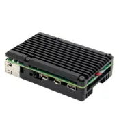 協貿國際日用品生活8館 樹莓派4B外殼 Raspberry pi 4代B 雙風扇外殼 烏金甲 鋁合金盒子