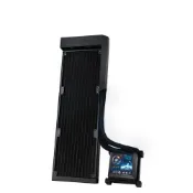 (店+)【LIAN LI 聯力】Hydroshift LCD 360 黑色 無風扇版 鋁製水冷散熱器《黑》