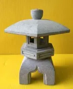 【呈吉建材】日式迷你石燈(矮)/青斗石/庭園擺設/日式風格/禪/燈具