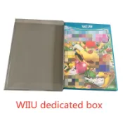 1 件裝高透明盒保護器更換兼容 Wii U 收集盒 TEP 存儲遊戲外殼透明展示櫃