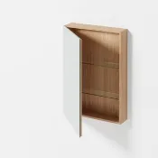 極簡600浴鏡櫃 - 橡木 / Cabinet 600 Slimfit Magnifier