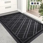 【JOCIYO 聚時柚】厚重3D壓花 大門口踏墊75×45cm強力刮泥吸水 玄關腳踏墊 商用地墊 橡膠底防滑