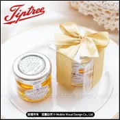 甜蜜蜜「透明盒裝」英國Tiptree迷你蜂蜜小禮盒 (金色緞帶) 28g 迎賓送客禮 桌上禮 婚禮小物 二次進場 姊妹禮