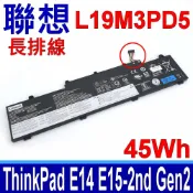 筆電達人 LENOVO 聯想 L19M3PD5 長排線 電池 L19C3PD5 L19D3PD5 L19L3PD5 ThinkPad E14-2nd E15-2nd Gen2 20T6 20TA 20T8 20TD