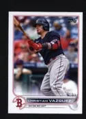 2022 Topps Series 1 #63 Christian Vazquez - Boston Red Sox 