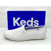 現貨 Keds 懶人鞋 皮革 小白鞋 白鞋 W110018 Champion S/O WHT LEA