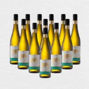 【DELIVINE】限時優惠｜德易喝犀牛雷司令無酒精白葡萄酒 750ml 12入