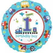 派對城 現貨【18吋鋁箔氣球(不含氣)-汽車王國】 歐美派對 生日氣球 鋁箔氣球  派對佈置 拍攝道具