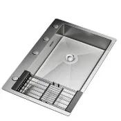 【G壹品印象店】納米級大單槽 750*450mm 套餐C 抑菌耐刮(水槽 304不銹鋼水槽 納米水槽 預購15天)