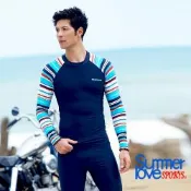 夏之戀SUMMER LOVE SPORT大男長袖衝浪上衣C17917