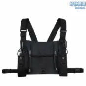 檸檬精選屋 【戰術通訊利器】對講機背心 戰術背心 馬甲 電臺背心 通訊裝備 巡邏執勤 安保執勤 戶外救援 工程作業 多口袋設計 便攜耐用