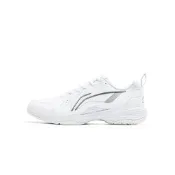 (店+)【LI-NING 李寧】LiNing李寧 飛鷹 無痕 運動 防滑耐磨透氣 低幫 羽毛球鞋 男女同款 白 AYTU001-1 男鞋 男運動鞋 女鞋 女運動鞋 羽球鞋