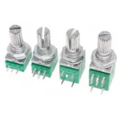 RK097NS N G單聯雙聯可調音箱音響電位器3/5/6/8腳5K10K50K帶開關