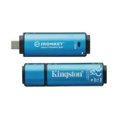 (店+)【Kingston 金士頓】 Type-C 加密隨身碟 IronKey Vault Privacy 50 16GB - 512GB IKVP50C