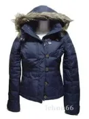 【ichun66】全新 abercrombie kids a&f af Sally 女孩 羽絨衣 雪衣 外套 藍色 XL