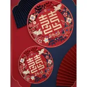💓 結婚用品💓喜鵲喜  天作之合 💓婚房佈置  大門喜字  立體囍字貼💓訂婚用品
