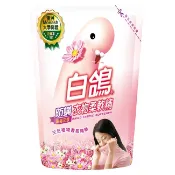 白鴿防螨衣物柔軟精幸福花香補充包1800g