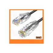 (店+)CAT.6A 極細 網路線 UTP RJ45 六類 PVC 黑線 8P8C 0.3~20M