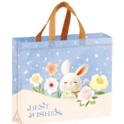(店+)花間 12入月餅袋 12入月餅盒袋 不織布袋子 手提袋 禮盒袋