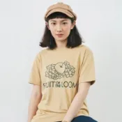 FRUIT OF THE LOOM 經典LOGO 短TEE 卡棕/藍/土耳其藍/灰/白 5色 水果牌