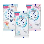 (店+)【Kao 花王】即期品｜Biore -3℃涼感濕紙巾20片/包(效期至2027/07/19)